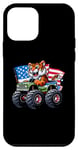 iPhone 12 mini Patriotic Tiger 4th July Monster Truck American Case
