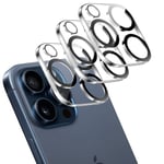 [3-Pack] iPhone 15 Pro Max Linsskydd av Härdat Glas - Skydd för Kamera, Anti-Reptåligt