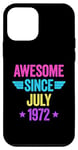 Coque pour iPhone 12 mini Awesome Since July 1972