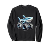 Shark Monster Truck Sweatshirt