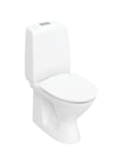 Spira 6260 gulvstående toilet Rimfree inkl. soft close toiletsæde, hvid