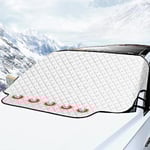 Vinter Bil Vindruta Snöskydd Multifunktionell Auto Solskydd Framruta Skydd