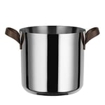Alessi PU100/20 edo Stockpot with Two Handles, Stainless Steel, Steel,Brown