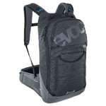 EVOC Trail Pro Back Protector Backpack 10L BLACK/CARBON GREY S/M