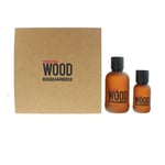 Dsquared2 Original Wood 2 Piece Gift Set: EDP 100ml - EDP 30ml Men Spray