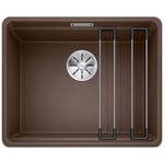 Blanco Etagon 500-F UXI køkkenvask, 52,7x42,7 cm, brun