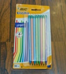 BiC Evolution Stripes Graphite Pencil 8 pack HB/2#