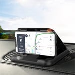 Universal mobilholder til bilen - Sort