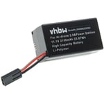 Vhbw - Batterie compatible avec Parrot AR.Drone 2,0, 2.0 Elite Edition drone (2150mAh, 11,1V, Li-polymère)