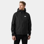 Helly Hansen Fast Lett Regnjakke Herre Svart 2xl