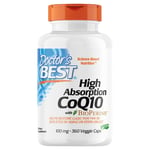 Doctors Best High Absorption CoQ10 with BioPerine - 360 x 100mg Vegica