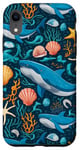 iPhone XR Whale Shark Coral Reefs Seashell Starfish Ocean Beach Sea Case