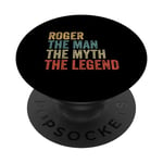 Roger the man the myth the legend PopSockets PopGrip Interchangeable