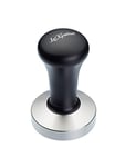 KitchenCraft Le’Xpress Stainless Steel Espresso Coffee Tamper, 58 mm, Black/Silver