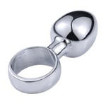 Ring Pull Stainless Steel Butt Plug (Large)
