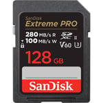 SanDisk 128GB Extreme PRO UHS-II SDXC Memory Card (280MB/s)