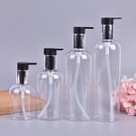 Clear Bottle Container Shampoo Lotion Liquid Soap Pump Dispenser 250ml