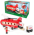 BRIO WORLD Cargo Helicopter 8 pieces Wooden Toy kit F/S w/Tracking# Japan New