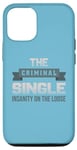 Coque pour iPhone 12/12 Pro Design humour unique criminel – La folie à pied libre