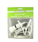 Portable Clip On Spot Light Holder Flexible Bulbs 2m Cable 3 Pin Uk Main