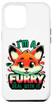 iPhone 12 Pro Max I'm A Furry Deal With It Fun Fox Cute Furry Fursona Fandom Case