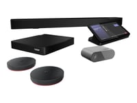 Lenovo ThinkSmart Core - Full Room Kit - kit de vidéo-conférence - avec 3 ans de support Lenovo Premier + première année de maintenance - Certifié pour Microsoft Teams Rooms - noir