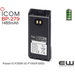 Icom Batteri (1485 mAh) BP-279 (F29SR, F1000, F2000, ProHunt Compact)
