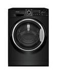 Hotpoint Ndb9635Bsuk D|B 9+6Kg 1400Rpm Washer-Dryer - Black &Amp; Silver