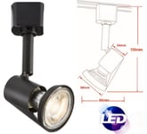 LED Store Shop Single Circuit Track GU10 Mains Cool White Spotlight Lamp Display