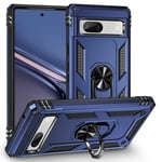 Google Pixel 7a Military Armour Ring Case Navy