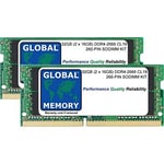 32GB (2 x 16GB) DDR4 2666MHz PC4-21300 260-PIN SODIMM MEMORY RAM KIT FOR 27" RETINA 5K IMAC (2019/2020)