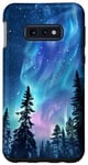 Coque pour Galaxy S10e Starlit Lights North Lights Space