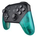 eXtremeRate Emerald Green Replacement Handle Grips for Nintendo Switch Pro Controller, DIY Hand Grip Shell for Nintendo Switch Pro - Controller NOT Included