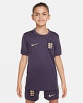 England (Men's Team) 2024/25 Stadium Away Older Kids' Nike Dri-FIT Football Replica Shirt