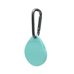 SAITS Compatible for Apple AirTag 2021 Silicone Case with Keychain, Professional AirTag Carrier Teardrop-Shaped. (Mintgreen)