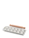 Marcato Marcato Ravioliplåt 12 Stora Runda Ravioli Agnolotti Silver