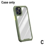 For Iphone 11 Pro Xs Max Xr 8 7 Se Clear Case Shockproof Heavy A Green Iphonex