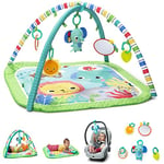 Tapis d'éveil Disney Baby MINNIE MOUSE Forever Besties de Bright Starts avec musique et lumières, Rose, nouveau-nés et plus