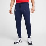 Paris Saint-germain Sweatpants Nsw Tech Fleece - Navy/vit - Nike, storlek Medium
