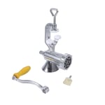 Aluminium Alloy Hand Operate Manual Meat Grinder Sausage Beef Mincer Mixer Accessories Table Kitchen Home Cooking Tool