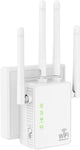 Premium WiFi Extender Signal Booster Up to 5000sq.ft and 46 Devices, Range...