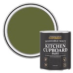 Rust-Oleum Green Kitchen Cupboard Paint in Matt Finish - Jasper 750ml
