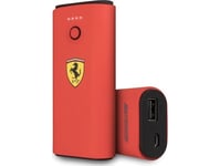 Ferrari Powerbank Ferrari Powerbank Fespbas50re 5000 Mah Röd/Röd On Track Universal