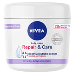 NIVEA Repair & Care Body Cream Jar 400ml