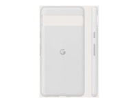 Google Pixel 7a - Baksidesskydd för mobiltelefon - silikon, 100 % återvunnet aluminium, polykarbonatunderlag - snö - för Pixel 7a
