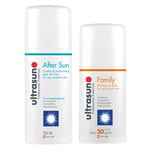 Ultrasun Family SPF 30 - Super Sensitive (100ml) and Ultrasun Aftersun