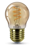 Philips LED 15W P45 E27 ES Classic Light Bulb - Gold