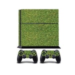 Grass Turf Print PS4 PlayStation 4 Vinyl Wrap/Skin/Cover for Sony PlayStation 4 Console and PS4 Controllers