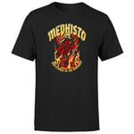 Mephisto Gothic Men's T-Shirt - Black - 4XL - Noir