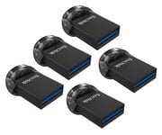 5PCS SanDisk 128 Go Ultra Fit USB 3.2, Clé USB, des vitesses allant jusqu'à 400 Mo/s